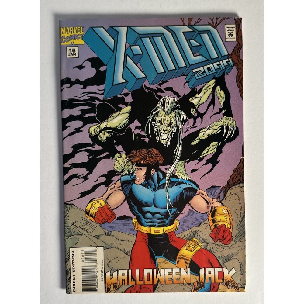 Vintage Marvel Comic Book X-Men 2099 Vol 1 No 16 January 1995 Halloween Jack